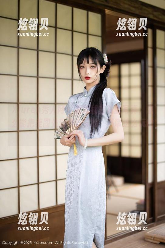 Xiuren秀人网 - 唐翩翩的礼服写真，怎么能把美图处理成这样的，不带这么玩的吧！