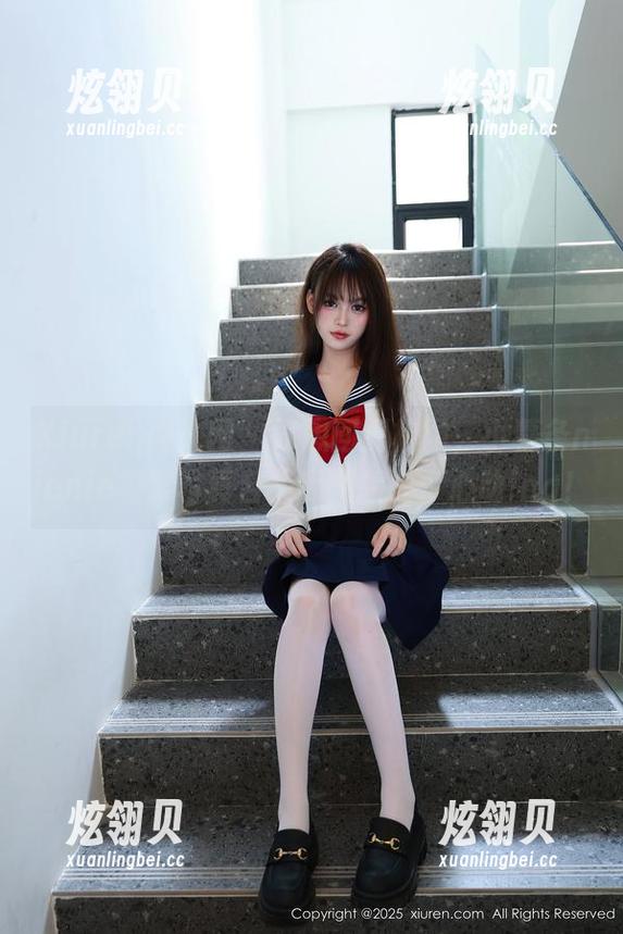 Xiuren秀人网 - 好想回到校园，小薯条nienie校服写真合集通知接收：心动ing！