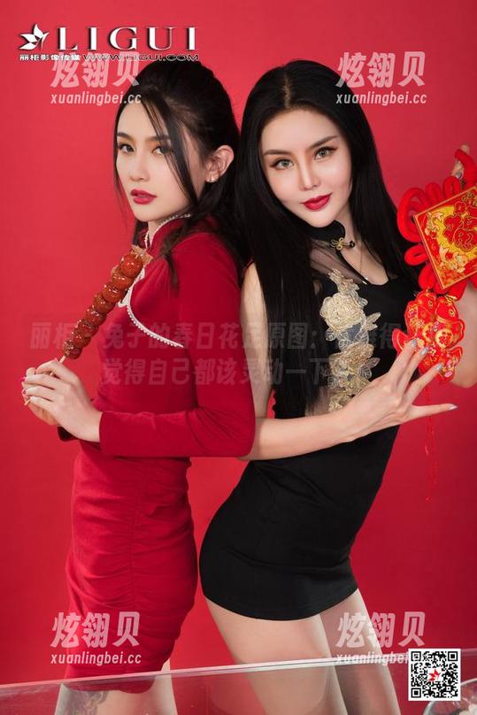 丽柜 - 兔子的春日花足原图：优雅得让我觉得自己都该灵动一下了！