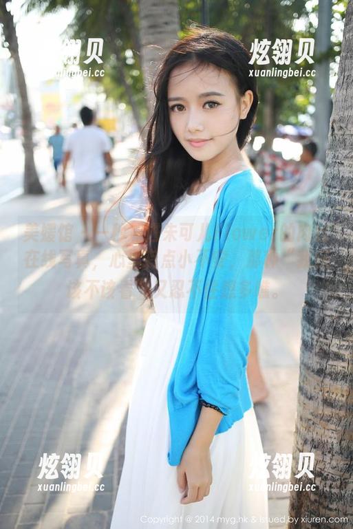美媛馆 - 一秒冲进朱可儿Flower的肉丝在线写真，心里有点小不安，那种“我应该不该看”又忍不住想多瞧。